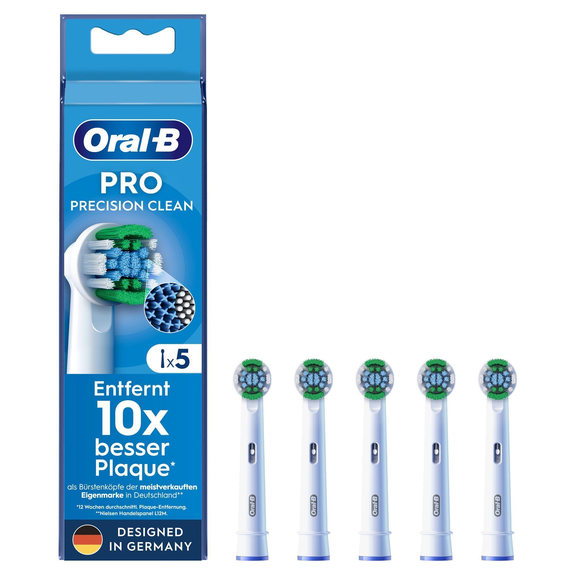 Oral B Pro Ersatzzahnbürsten Precision Clean 4 1 Braun Ersatzteile