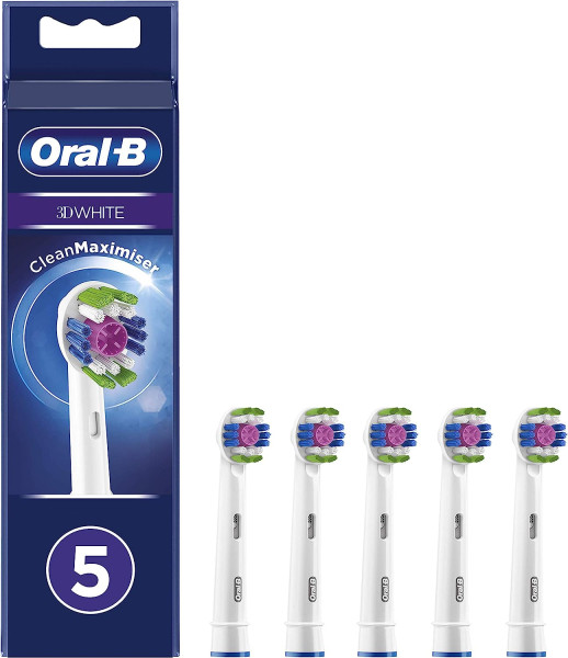 Oral-B 3D White Aufsteckbuerste CleanMaximizer 5 Stück
