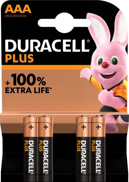 Duracell Plus AAA Batterien 1,5 Volt