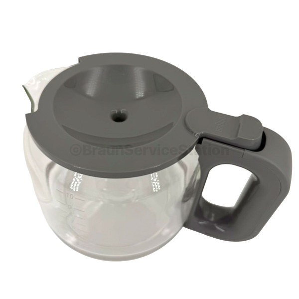 Ersatzkanne für Braun Kaffeemaschine KF1500GY, grau, AS00010527