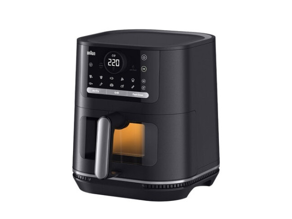 Braun MultiFry 5 Heißluftfritteuse 3 in 1, HF5073I BK Schwarz