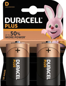 Duracell Plus Power D 1,5 Volt (2er Pack) Batterien