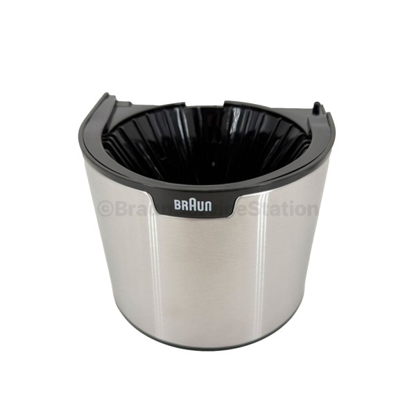 Schwenkfilter für Braun Kaffeemaschine KF1500BK, schwarz-metall AS00005602