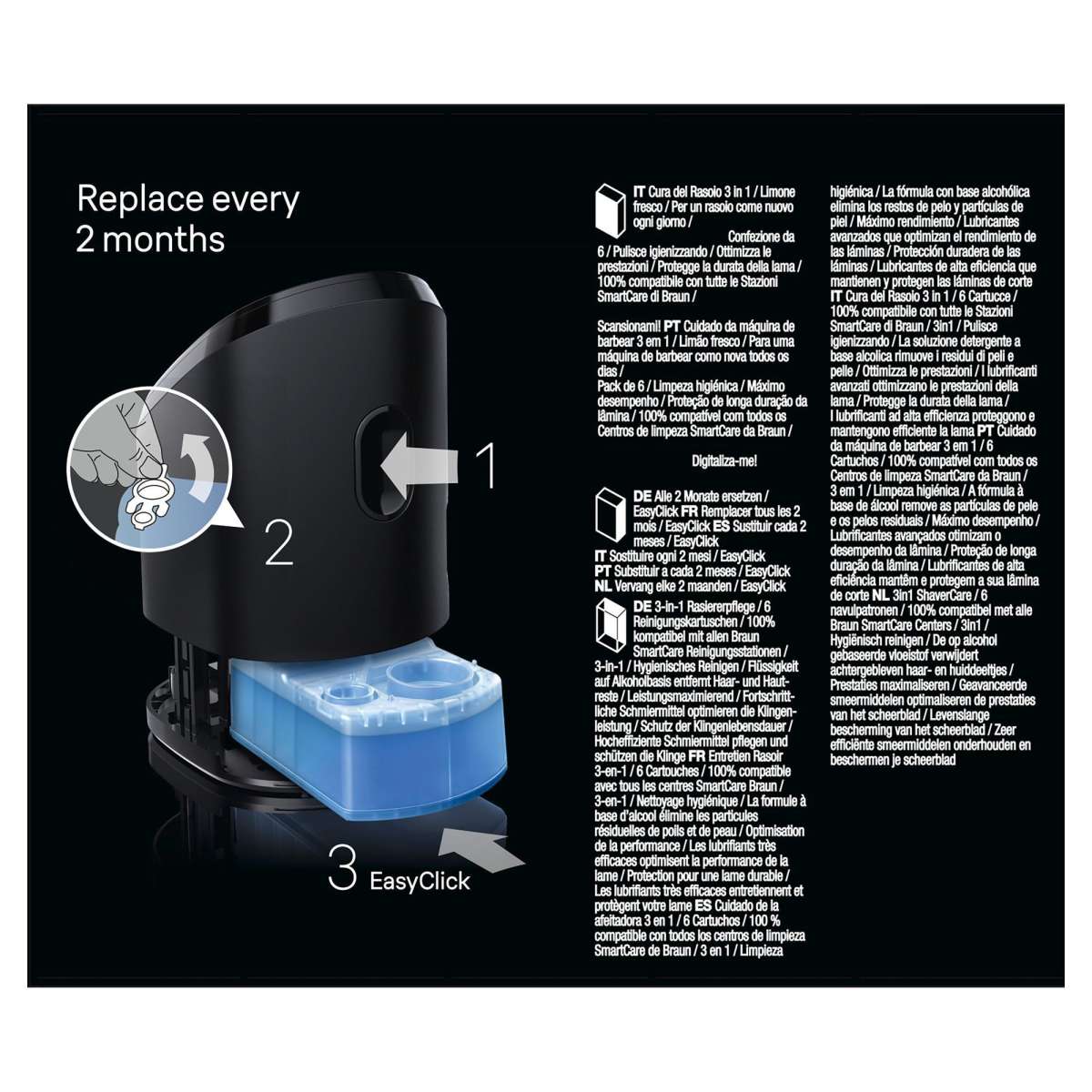 Braun Clean&Renew Reinigungskartusche CCR 5+1 (6er Pack)
