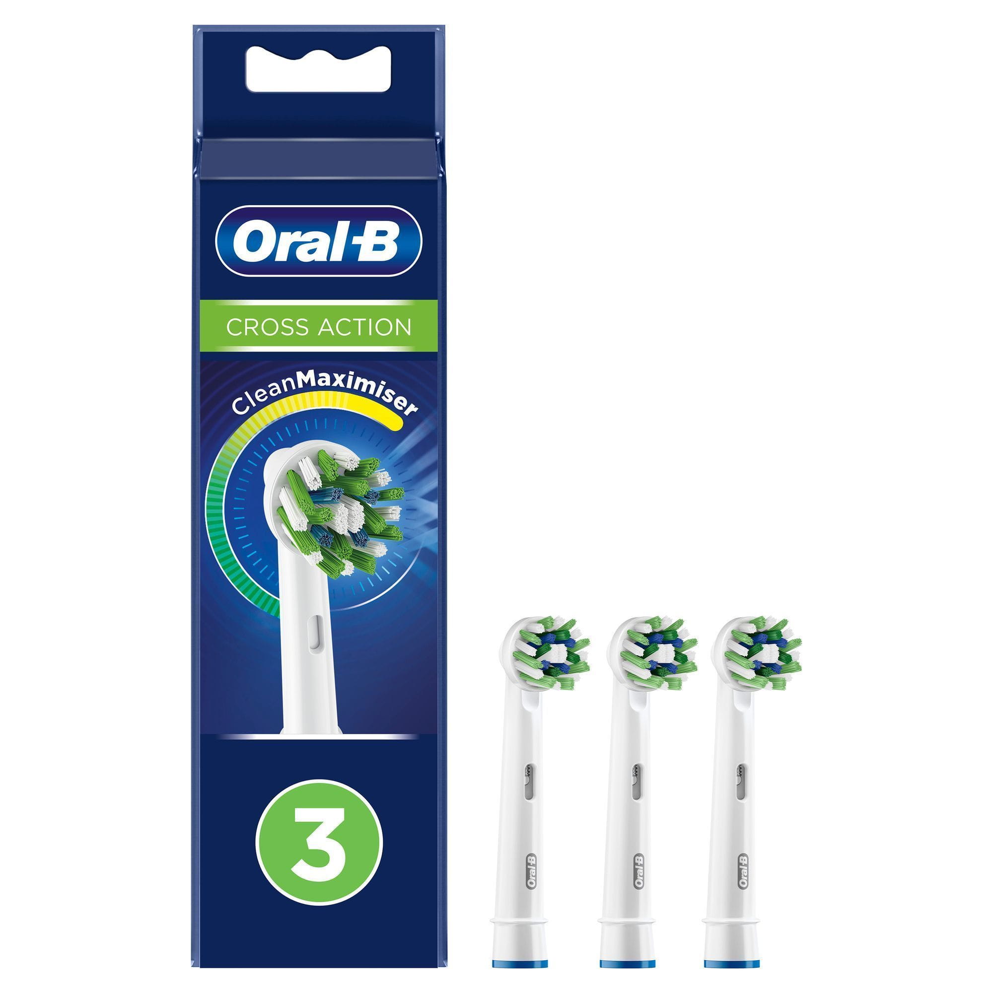 Oral-B Ersatzzahnbürsten CrossAction CleanMaximizer-Borsten 3 Stück ...