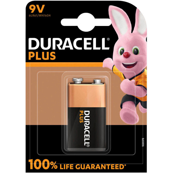 Duracell Plus Batterie 9 Volt-Block