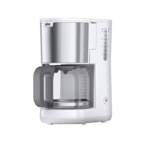 Braun PurShine Kaffeemaschine KF 1500WH, weiß