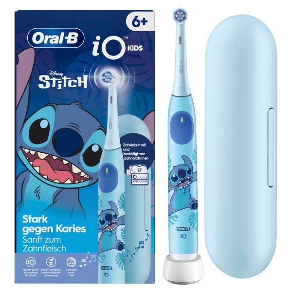 Oral-B iO Kids Elektrische Zahnbürste Stich ab 6 Jahre inkl. Reise-Etui