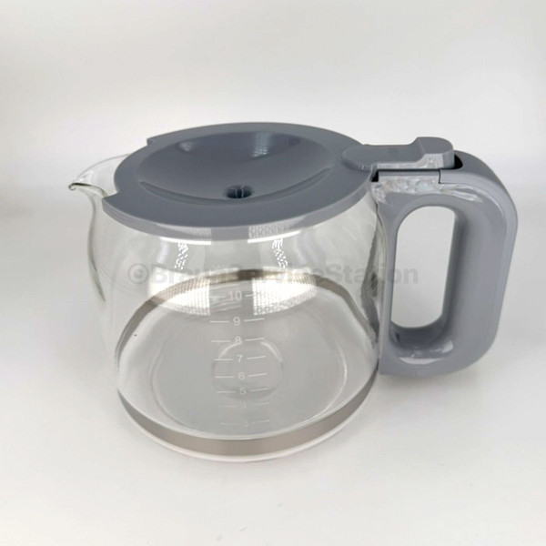 Ersatzkanne für Braun Kaffeemaschine KF1500WH, hellgrau, AS00001536