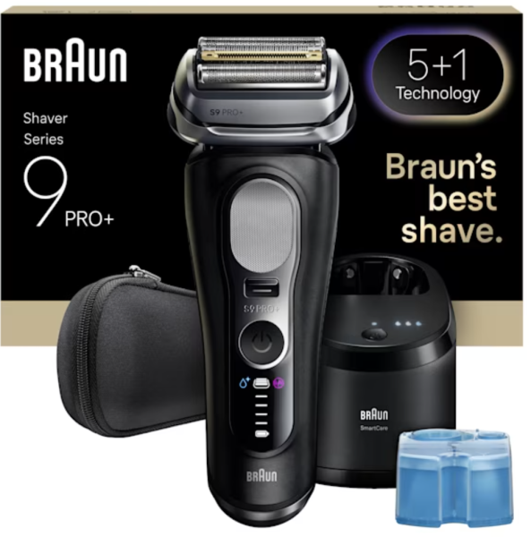 Braun Rasierer Series 9 Pro+ 9660cc mit 6-in-1 Reinigungsstation, Schwarz
