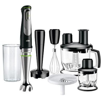 BRAUN MQ 9187XLI Staafmixer Zwart, Roestvrijstaal