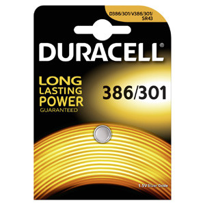 Duracell 386/301, Uhrenbatterie