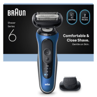Braun Rasierer Series 6 62-B1200s, blau