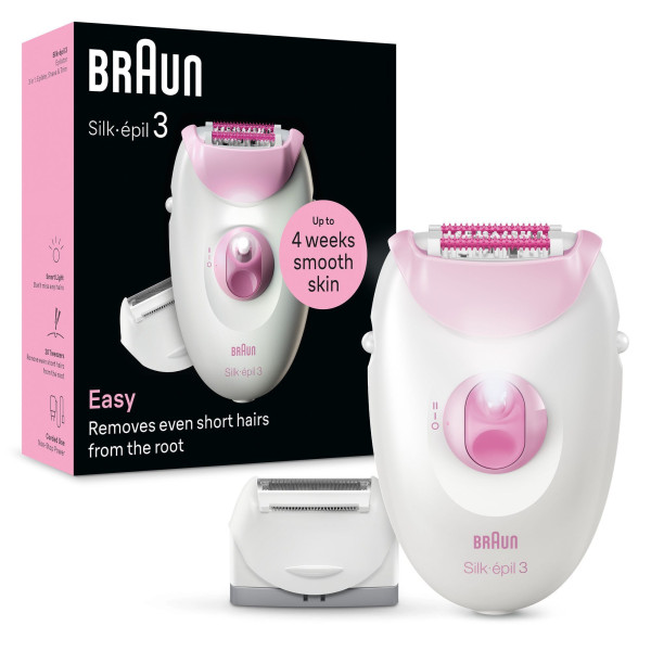 Braun Silk-épil 3 3-031 Epilierer, Rosa