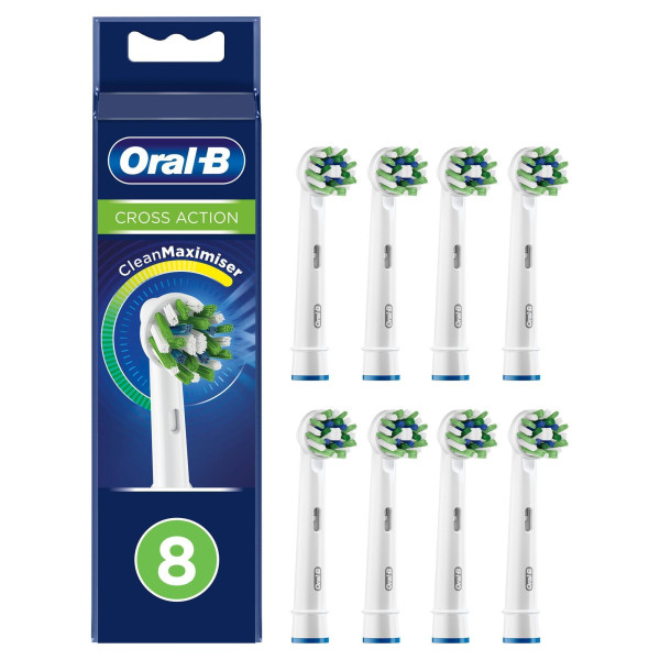 Oral-B Ersatzzahnbürsten CrossAction CleanMaximizer 8 Stück