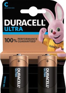 Duracell Ultra Power C 1,5 Volt Batterien mit Powercheck