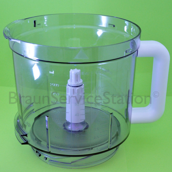 Rühr / Universalschüssel Kunststoff transparent für Braun Küchenmaschine 7322010204