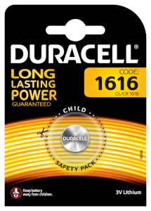 Duracell Lithium 1616 B1 Knopfzellenbatterie