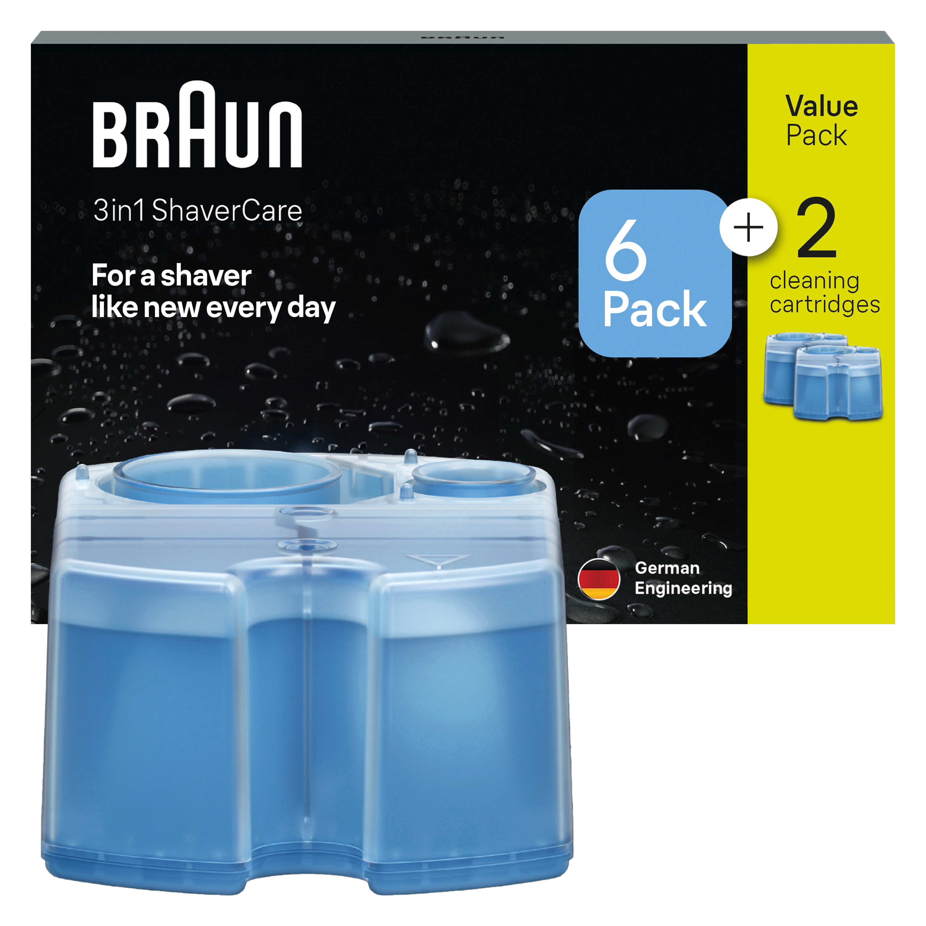 Braun Clean&Renew Reinigungskartusche CCR 6+2 (8er Pack)