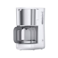 Braun PurShine Kaffeemaschine KF 1500WH, weiß