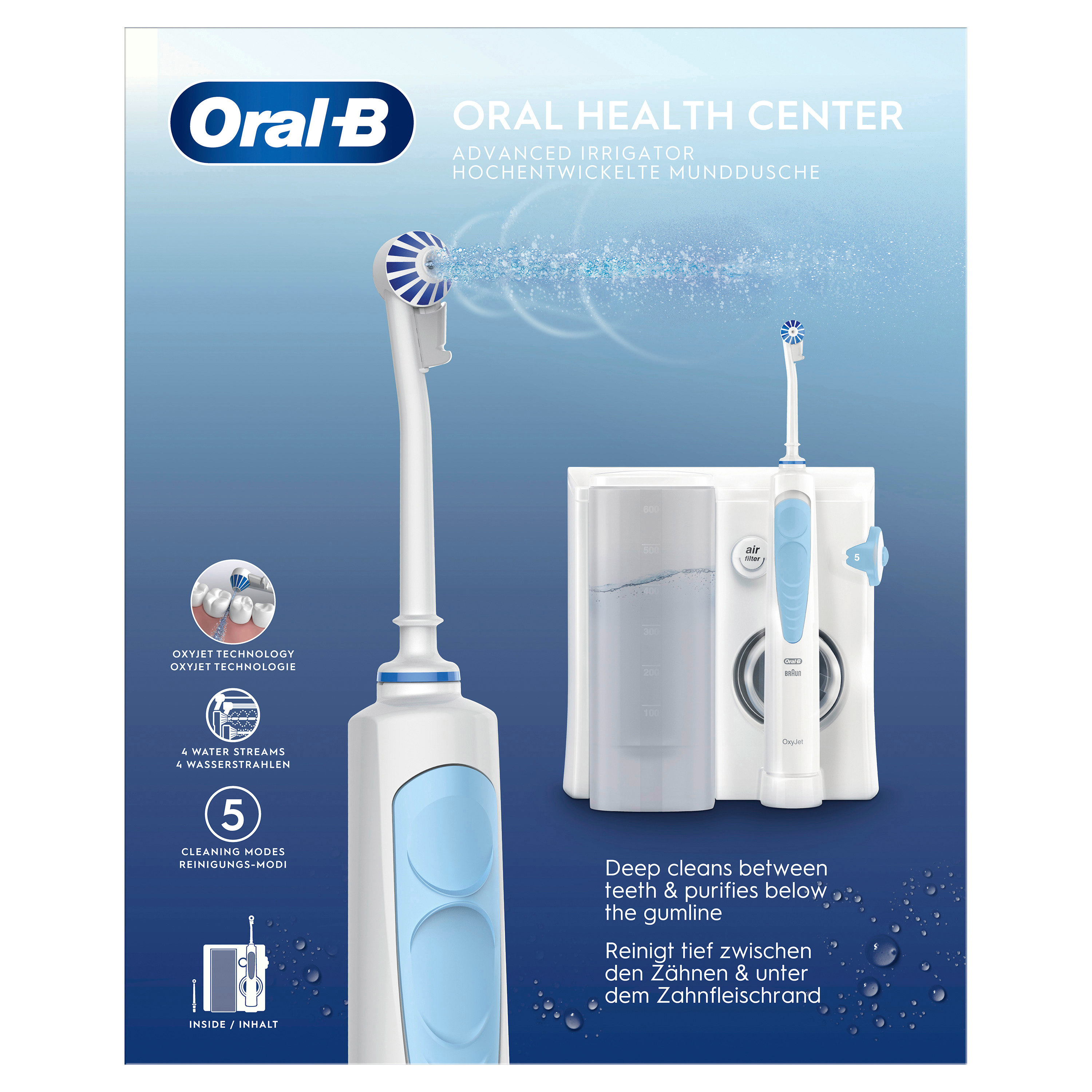 Oral-B OxyJet und WaterJet Reinigungssystem-Munddusche, JAS23, Typ 3724 |  Braun Ersatzteile, Zubehör, Neugeräte online kaufen