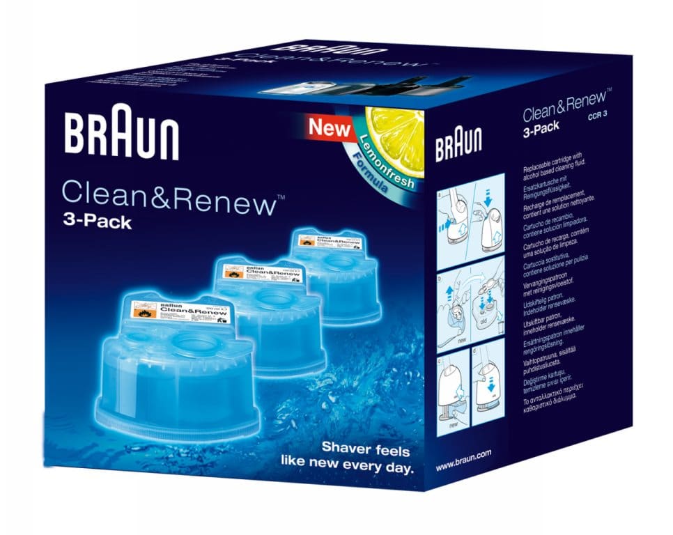 Braun Clean&Renew Reinigungskartusche (3-er Pack)