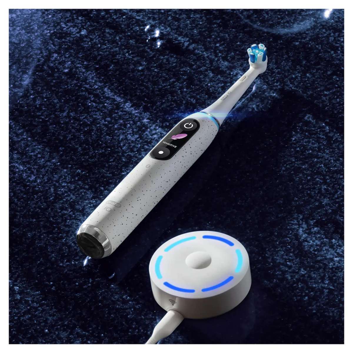 Oral-B IO 10 Elektrische Zahnbürste Mit IOSense, Stardust White, Typ ...