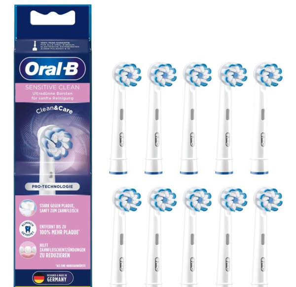 Oral-B Sensitiv Clean Aufsteckbürste 8er+2 Pack