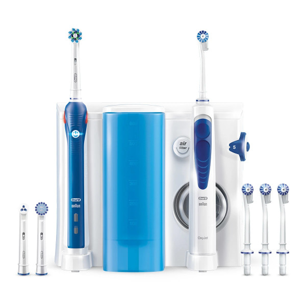 Oral-B OxyJet Reinigungssystem-Munddusche + Pro2000 Zahnbürste