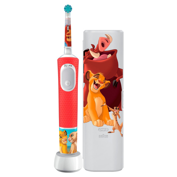 Oral-B Vitality Pro Kids Zahnbürste König der Löwen mit Reiseetui